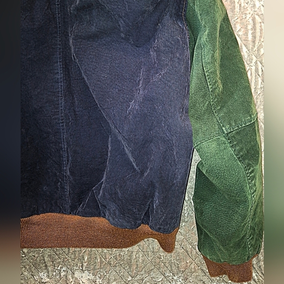 Vintage Ash Creek Trading Suede Leather Jacket Men’s XL Western Colorblock GUC - Picture 10 of 14